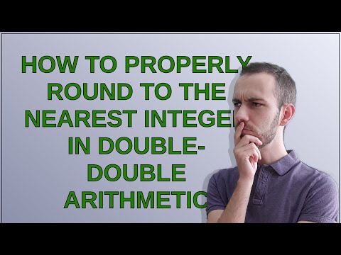 How to properly round to the nearest integer in double-double arithmetic