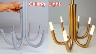 How To Make Hanging Lights | Antique Ceiling Lamp | Diy Chandelier Light Home Decoration Light Ideas