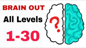 Brain Out - Think Outside The Box! All Levels 1-30 Walkthrough Solution