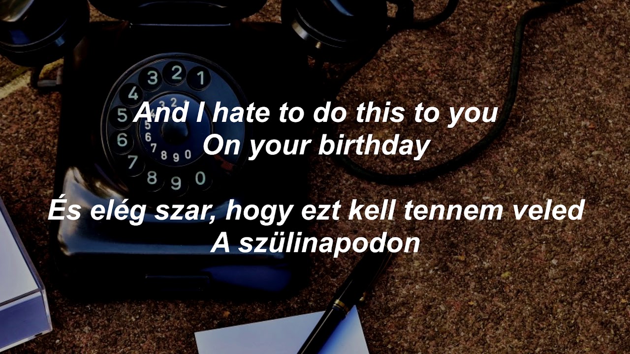 Billie Eilish party favor (lyrics + magyar dalszöveg) YouTube