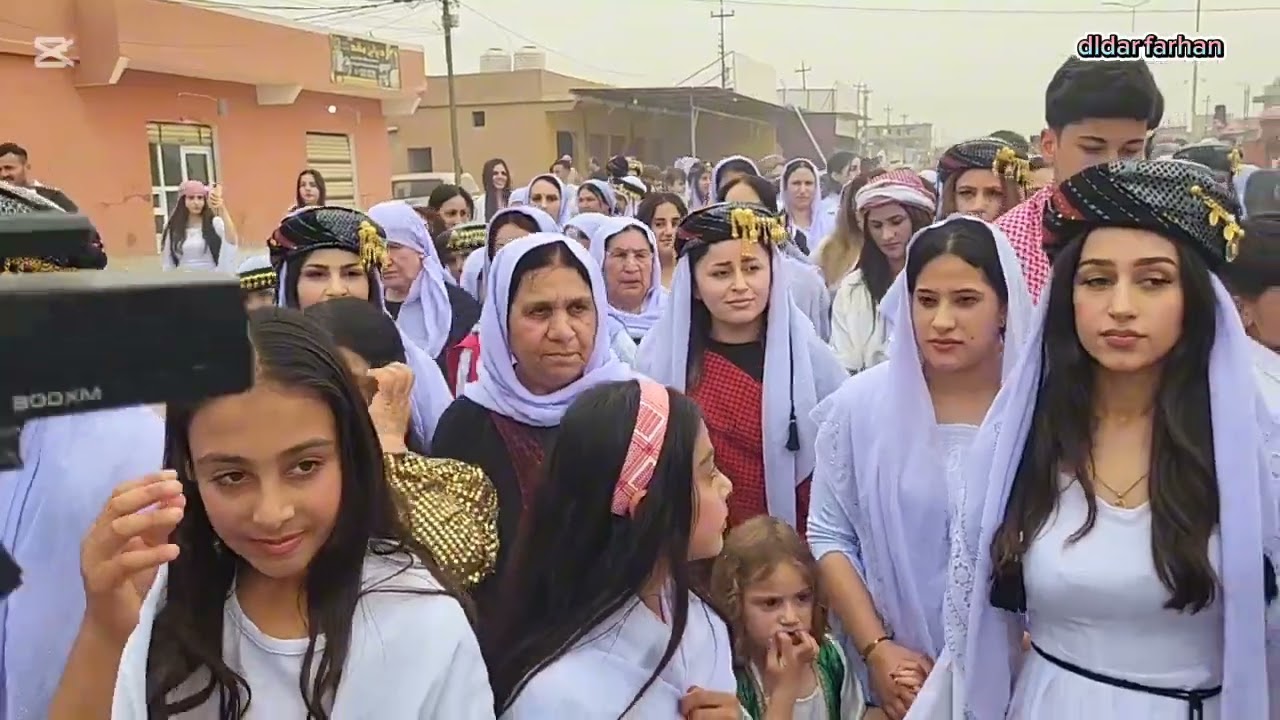 هاتنه طاوؤسي بو كومەلگەها مەهاتي  گوندي مام رشا 24/4/2025