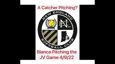 Bianca Harding pitching the JV Game 4/9/22
