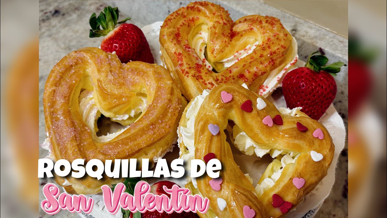 Rosquillas de Corazón 💖 | Dulce Casero Perfecto para San Valentín