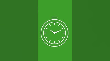 4K Stopwatch Clock Animation | After Effects Green Screen VFX | Motion Graphics