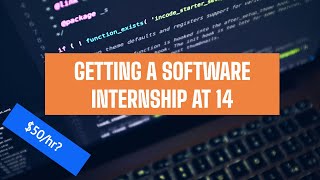 How I Got A Software Internship As A High School Freshman screenshot 1