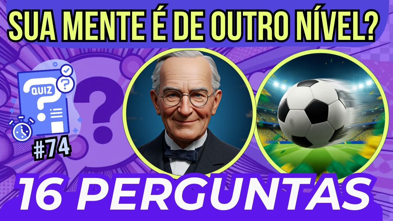 Só 2% acertam 8 PERGUNTAS deste QUIZ de CONHECIMENTOS GERAIS 🧠