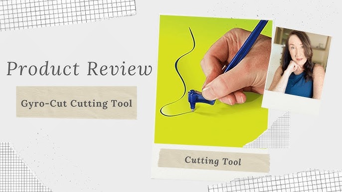 GYRO-Cut PRO Tool Fitted with Rotating Standard Cut Paper Blade Hobby Tool  Craft Gyrocut : : DIY & Tools