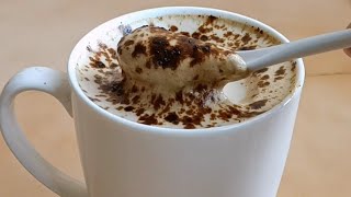 Creamy Thick Coffee☕~Without Machine/Cappuccino recipe/Thick Coffee/Whipped Coffee/Frothed Coffee