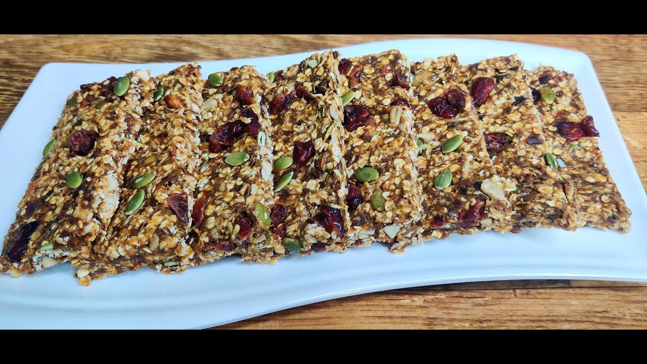 Granola Bar Recipe / SugarFree, NoBake and Without Oven / Chef Tarun