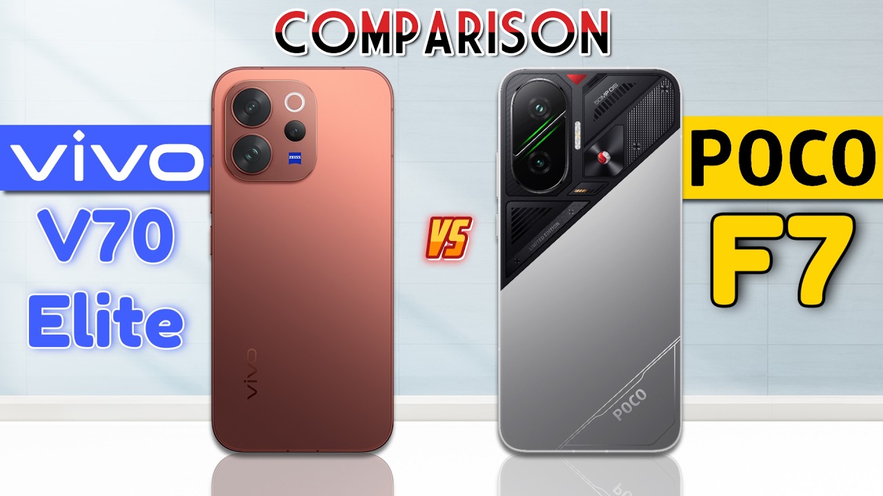 Vivo V70 Elite vs POCO F7 : Which One is Best For You❓😯