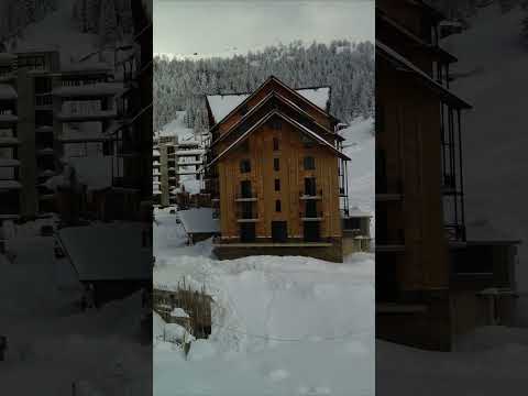 Winter ski resort