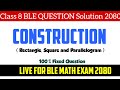Class 8 construction by mindyourchoices  important questions for ble math exam 2080