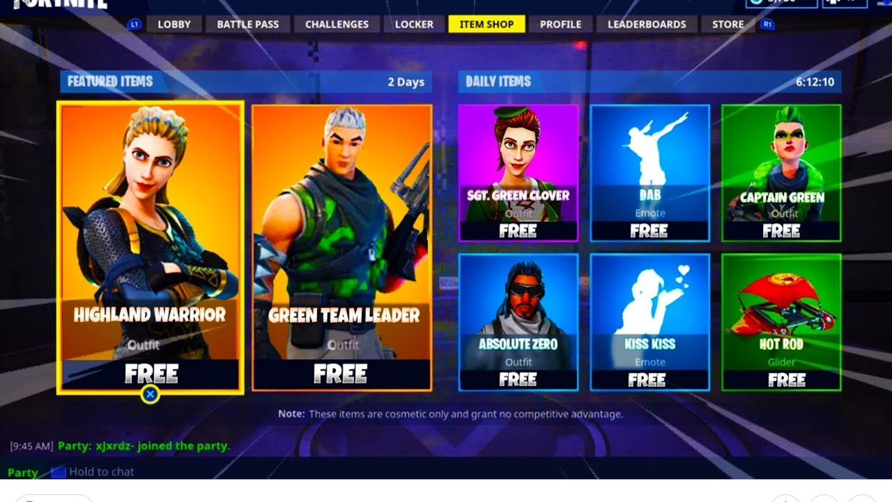 Free Skins In Fortnite Pc Xbox Ps4 Nintendo Switch Ios Hack Youtube