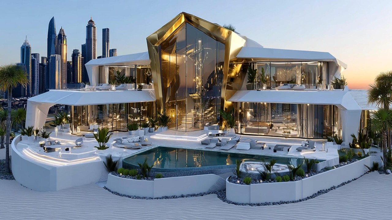 24K Gold Horizon Estate Dubai — The Ultra-Luxury Smart Mansion Redefining Modern Royalty