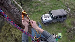 Ascending with Petzl and Black Diamond Ascender. Descending with GriGri+