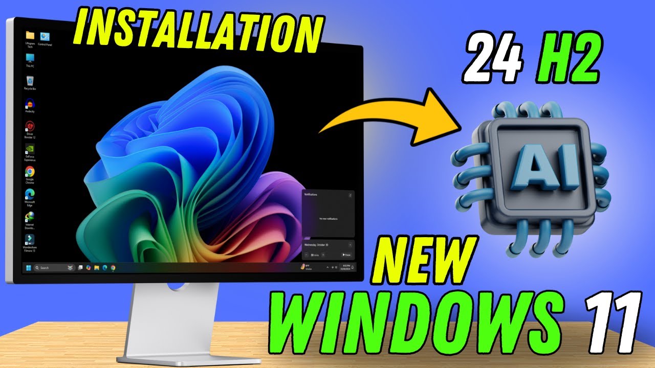 Windows 11 New Ai Version | Installation step by step🔥 Latest 24H2 ...