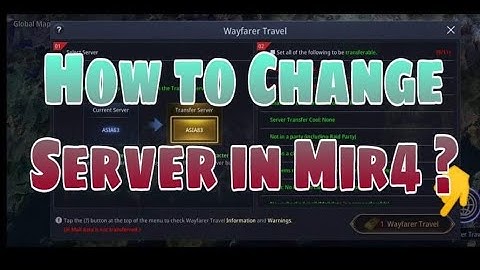 How to Change Server in MIR4 ? New Latest Update