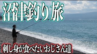 【沼津釣り旅】釣り好きの友人と沼津で大物を釣り上げるという予定を立てました。【沼津魚市場】