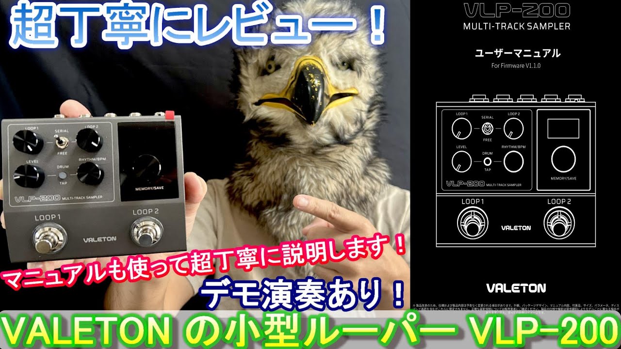 A Super Detailed Review!] VALETON VLP-200 Looper - YouTube