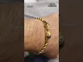 Lightweight men/boys gold bracelet with lion faced hook #youtubeshorts #shorts #goldbraceletdesigns