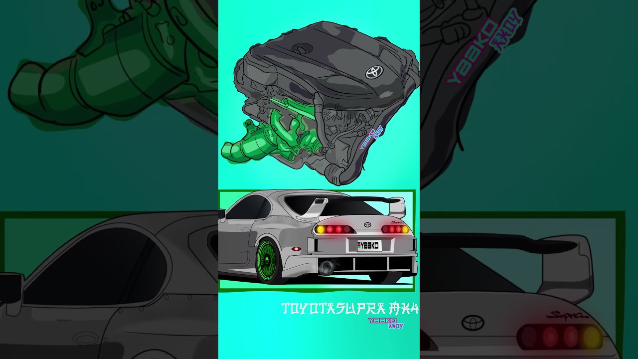 Supra MK4 Engine Animation – Watch This! 🔥