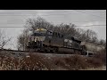 NS Train at Hill St. In Sharonville, OH Passing NS Sharon Yard. (3/04/26)
