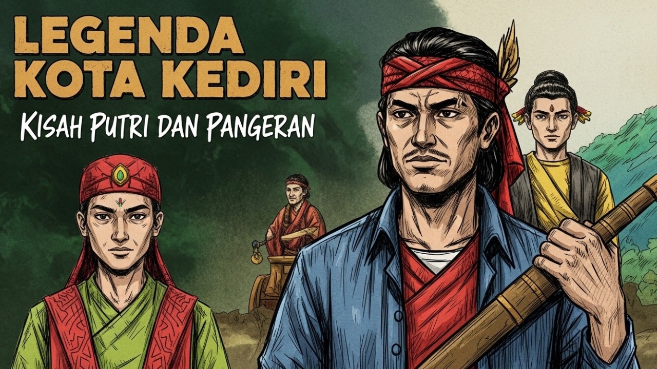 Asal Usul Kota Kediri Jawa Timur‼️Cerita Rakyat Nusantara - Dongeng Pengantar Tidur