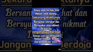 selamat malam dan selamat istirahat#shorts