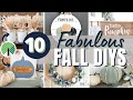 🍁10 HIGH END FALL DIYS THAT ARE INEXPENSIVE | FALL DECOR IDEAS