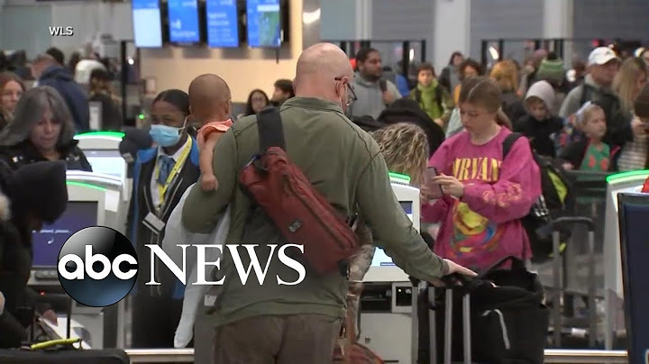 Winter storm causes Christmas travel havoc l GMA