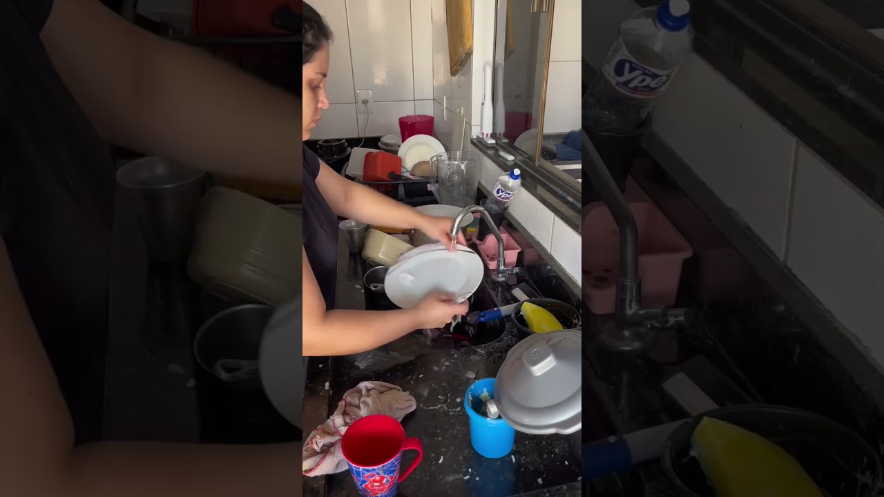 Beb&ecirc; dormiu:😂 #asmr  #cleaning  #faxina  #maternidade