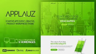 Applauz - Software, Technology & Digital Theme Free Download screenshot 2