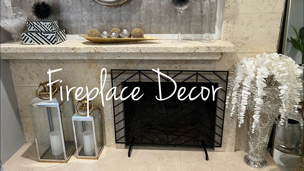 Fireplace Decor Ideas/ Refresh for fall YouTube