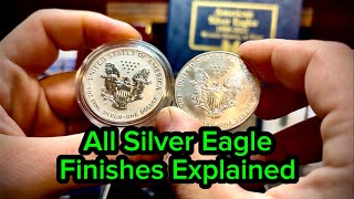 American Silver Eagles Explained: Bullion, Proof, Reverse Proof, Burnished & Privy Marks