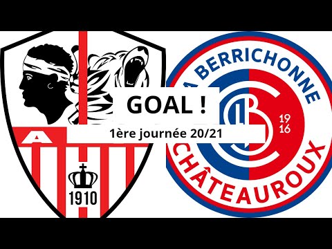 AC Ajaccio Chateauroux Goals And Highlights