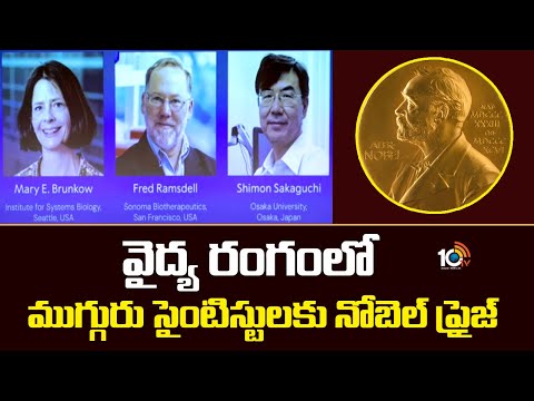 వైద్య రంగంలో ముగ్గురు సైంటిస్టులకు నోబెల్ ప్రైజ్ | Nobel prize awarded to scientists | 10TV NEWS - 10TVNEWSTELUGU
