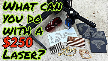 Testing the Genmitsu Jinsoku LE 1620 laser engraver SainSmart