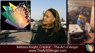 Melissa Knight, Creator of The Art of Anger - Fresno's First & Only Smash Room, on NewsMakers