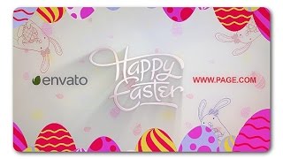 Happy Easter Logo Reveal - After Effects Template