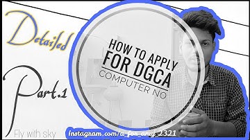 [Part.1] How to apply DGCA Computer Number | Step By Step | Explained Latest Procrdure