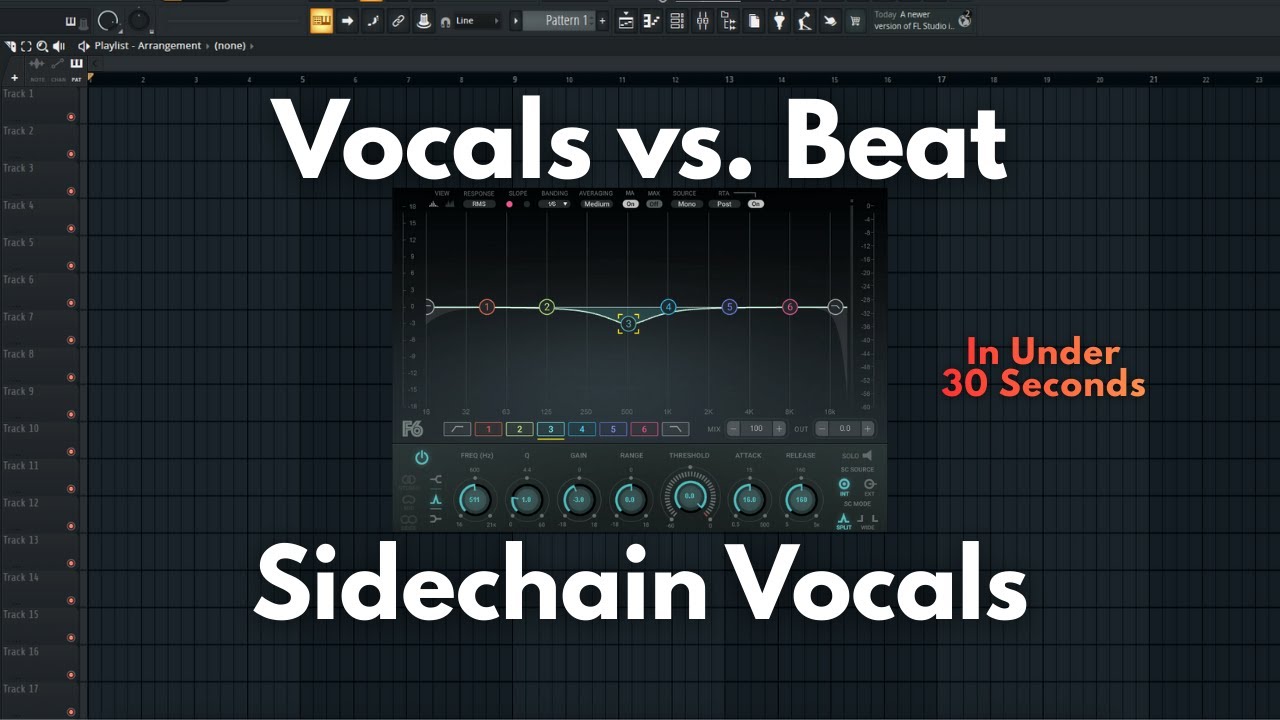 How to Mix Vocals on a Mastered Beat Using Sidechain EQ (Waves F6 Trick)