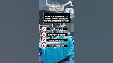 Which doctor specializes in the study of hormones and the endocrine system? #endocrinephysiology