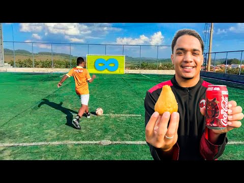 Infinite Goal Challenge with Coca-Cola and Chicken Croquettes as prizes.