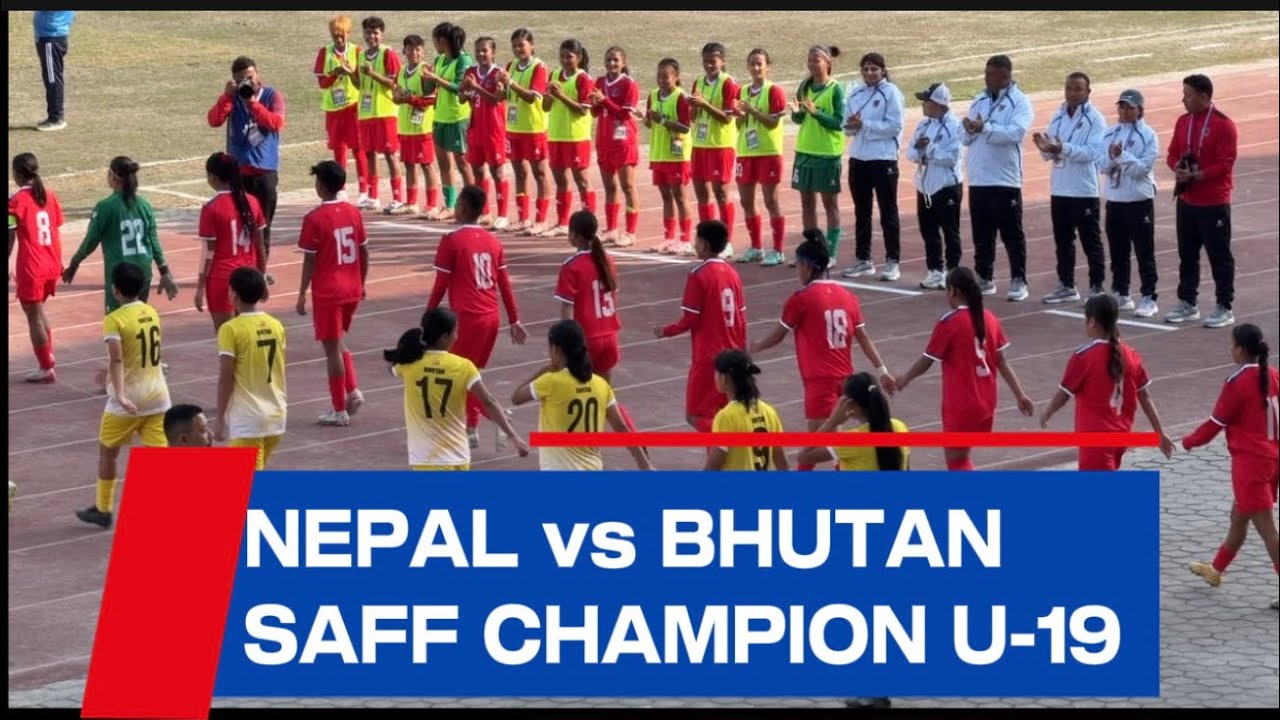 NEPAL vs BHUTAN U-19 SAFF @ Pokhara 
