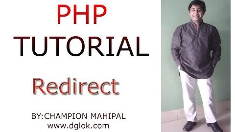 Learn PHP Tutorial 36 Redirect Pages and using Header function and location
