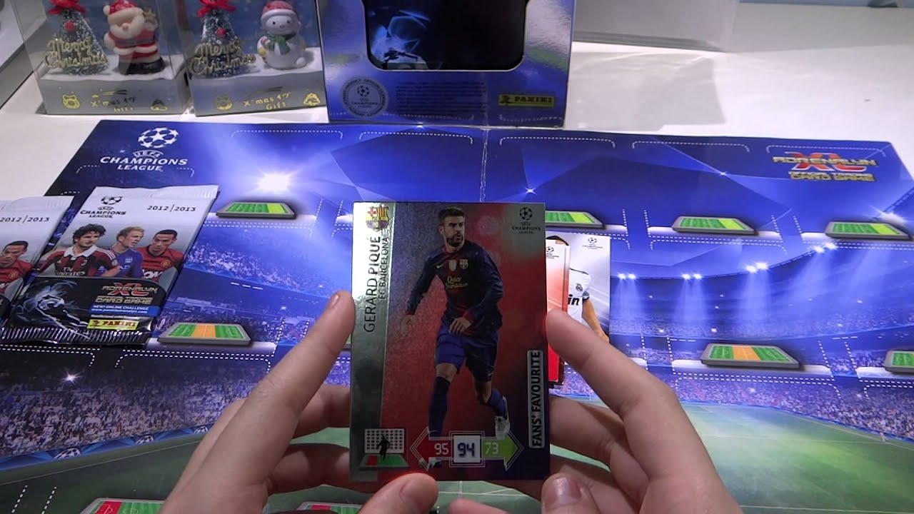 Champions League Adrenalyn XL 2012//2013 Gerard Pique 12//13 Fans Favourite Toy