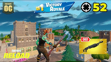52 Elimination Duos "RANKED Reload” Gameplay Wins (Fortnite Simpsons PS5 Controller)