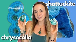 what's the difference between chrysocolla & shattuckite?