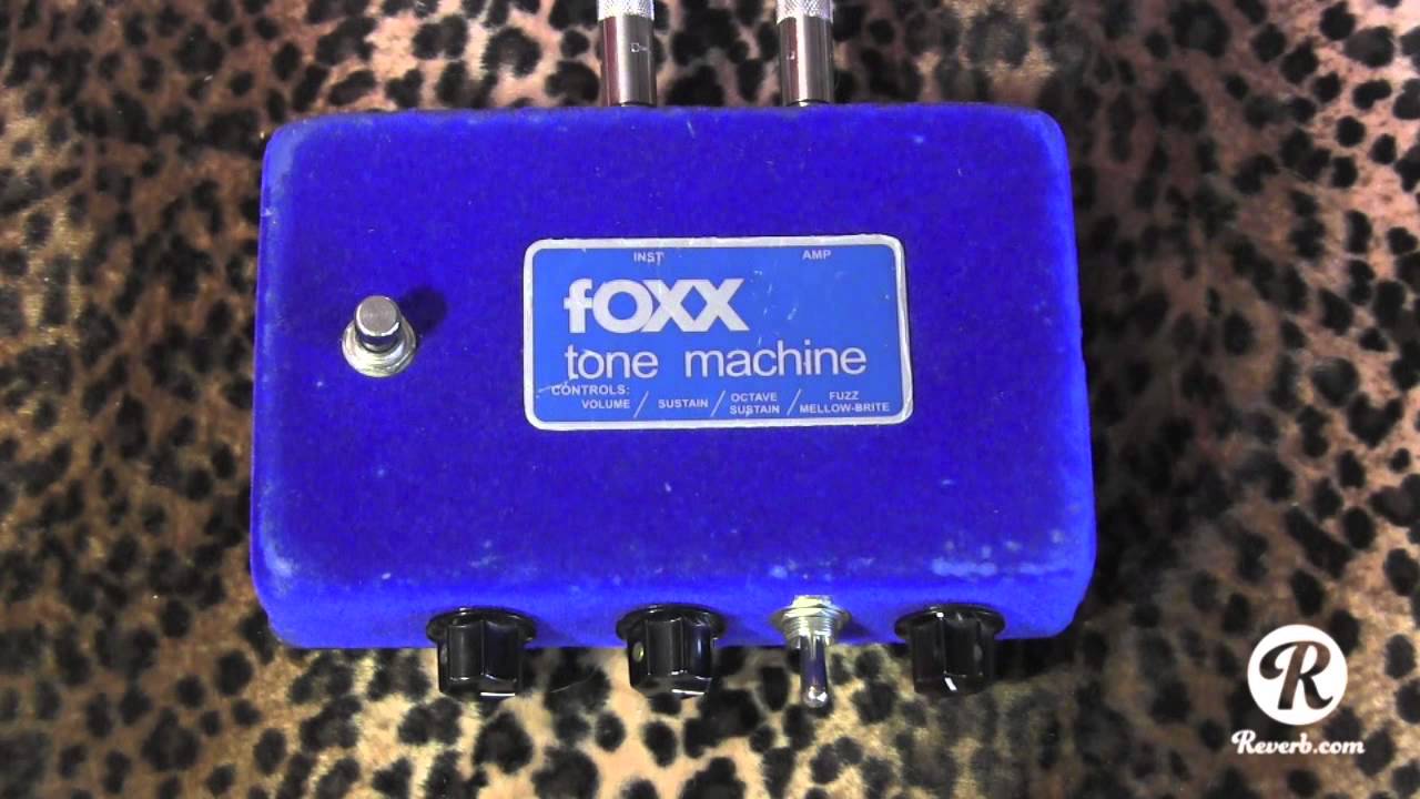 Foxx Tone Machine octave fuzz pedal demo with R9 Les Paul & Dr Z Antidote -  YouTube