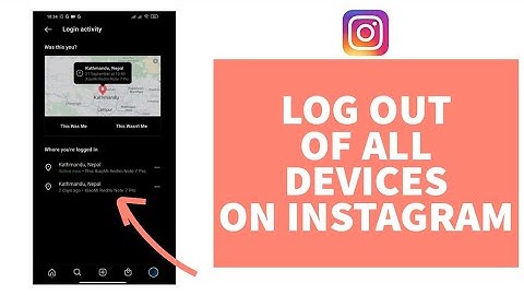 How to Logout Instagram of all Devices | Sign-Out Instagram